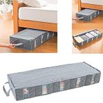 ounona 53l foldable clothes storage bags under bed storage containers space UNQBTIS