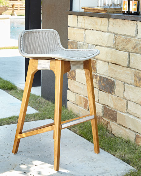 outdoor bar stools palecek vista outdoor barstool HHDQOPX