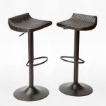 outdoor bar stools rst brands woven wicker patio bar stool (2-pack) TTWVNGP