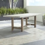 outdoor dining table cayman dining table + reviews | crate and barrel PEYQRYQ