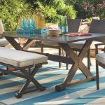 outdoor dining table moresdale rectangular dining table, , large ... RMDIHSU