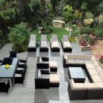 outdoor garden furniture amazon.com: genuine ohana outdoor sectional sofa, dining and chaise lounge KMMWWXI