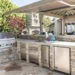 outdoor kitchens an outdoor kitchen at the home of mary and michael fry XZAUEGC
