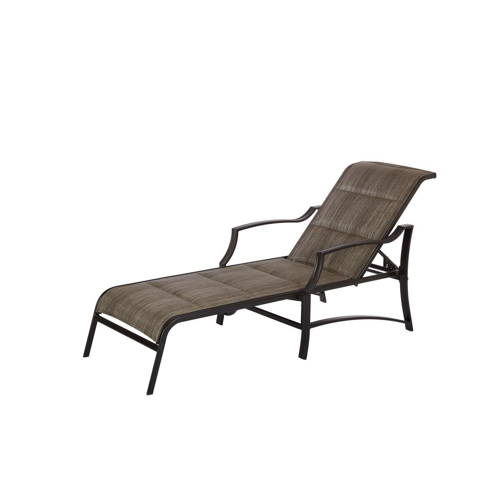 outdoor lounge chairs hampton bay statesville pewter aluminum outdoor chaise lounge DEIZGLI