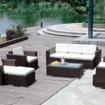 outdoor pool furniture sets wicker LVZLOMK