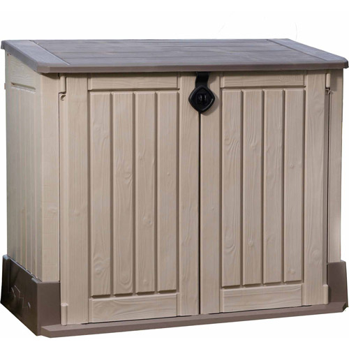 outdoor storage shed keter store-it-out midi 30-cu ft resin storage shed, all TCCFAPT