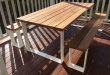 outdoor tables furniture:outdoor wooden table and chairs for ebay timber bar round wood YVPMMRT