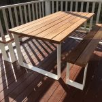 outdoor tables furniture:outdoor wooden table and chairs for ebay timber bar round wood YVPMMRT