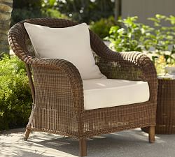 outdoor wicker furniture palmetto all-weather wicker armchair, ... XPONAMT