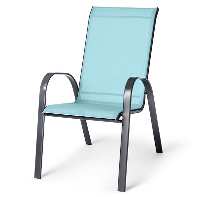 patio chairs sling stacking patio chair - threshold™ : target HYPQEJP