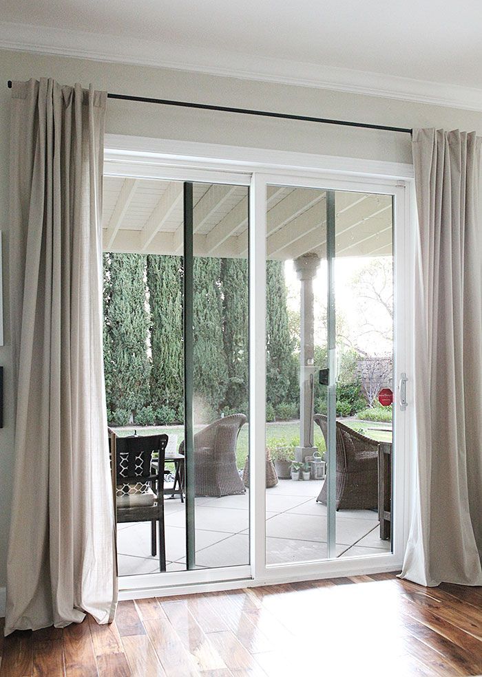 How to decorate with patio door curtains?