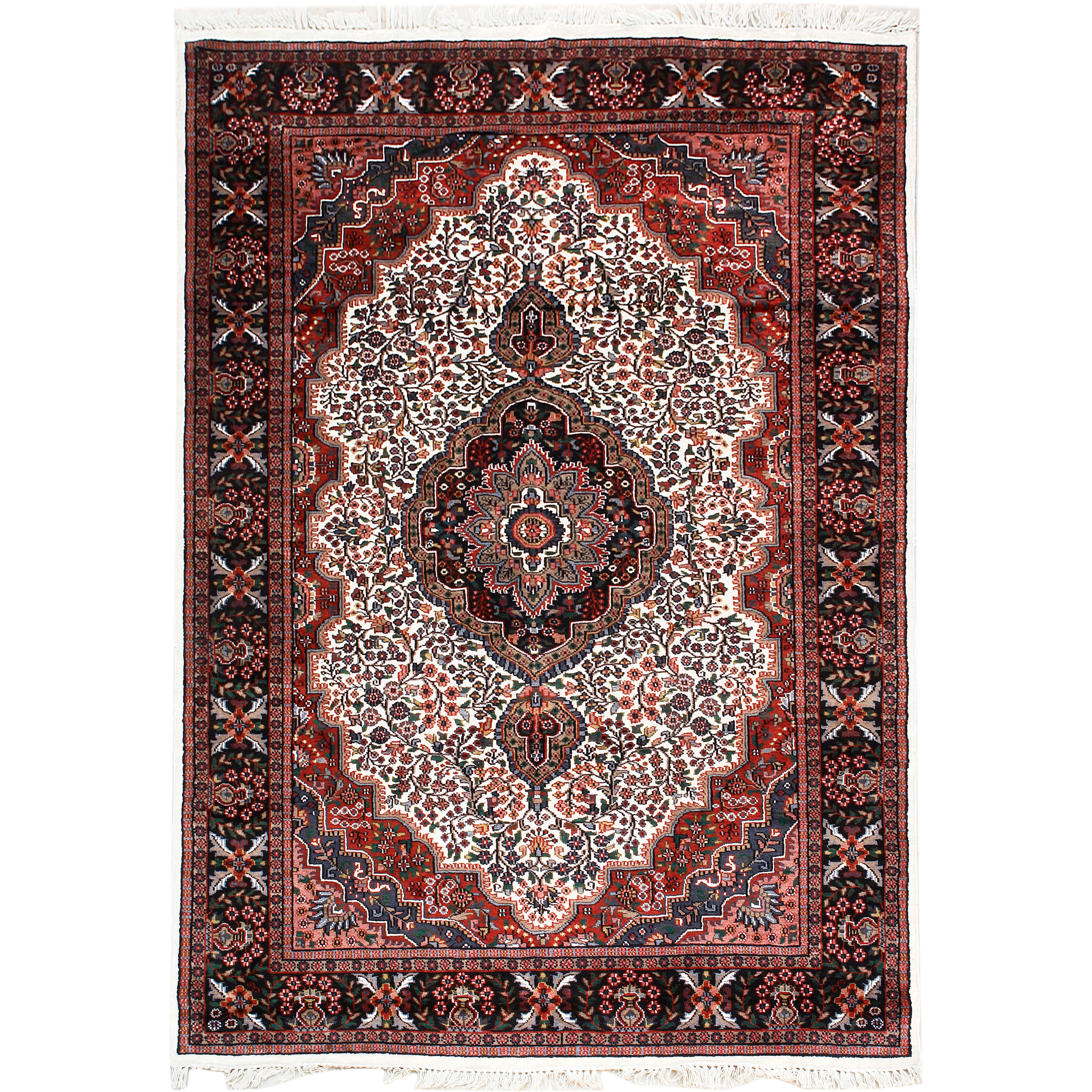 persian carpets classic rugs :: kashmir silk 226x156cm oriental silk rug - discount QMVOHGJ
