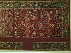 persian carpets left image: persian animal carpet, safavid period, 16th century, museum für GKEVWVP