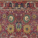 persian carpets safavid kerman u0027vaseu0027 carpet fragment, southeast persia, early 17th century PNXBNCB