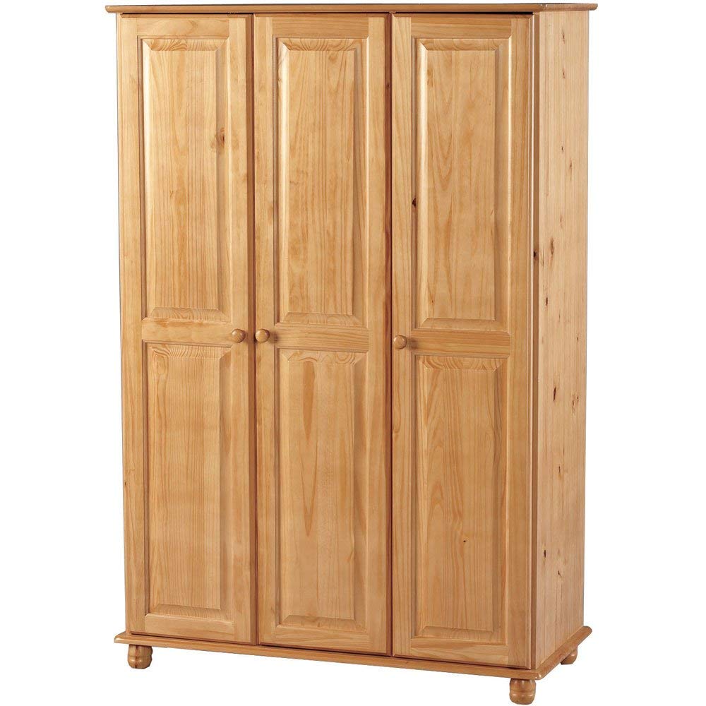 pine wardrobes seconique sol 3 door wardrobe: amazon.co.uk: kitchen u0026 home QIVNAFC