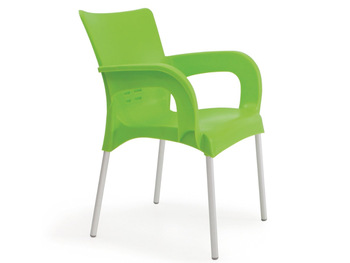 plastic garden chairs strong plastic garden chair with aluminium legs JVUDLPO