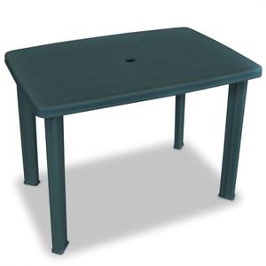 plastic garden table image is loading green-plastic-garden-table-outdoor-patio-camping-small- HLSIJQJ