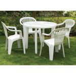 plastic garden table plastic patio table and chairs PNBSURO