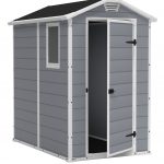 plastic sheds keter manor 4u0027 x 6u0027 resin storage shed, all-weather plastic outdoor NSMTOID