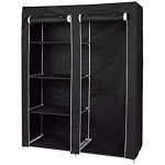 portable closet with 4 shelves and hanging space - wardrobe clothes UPMGOOE