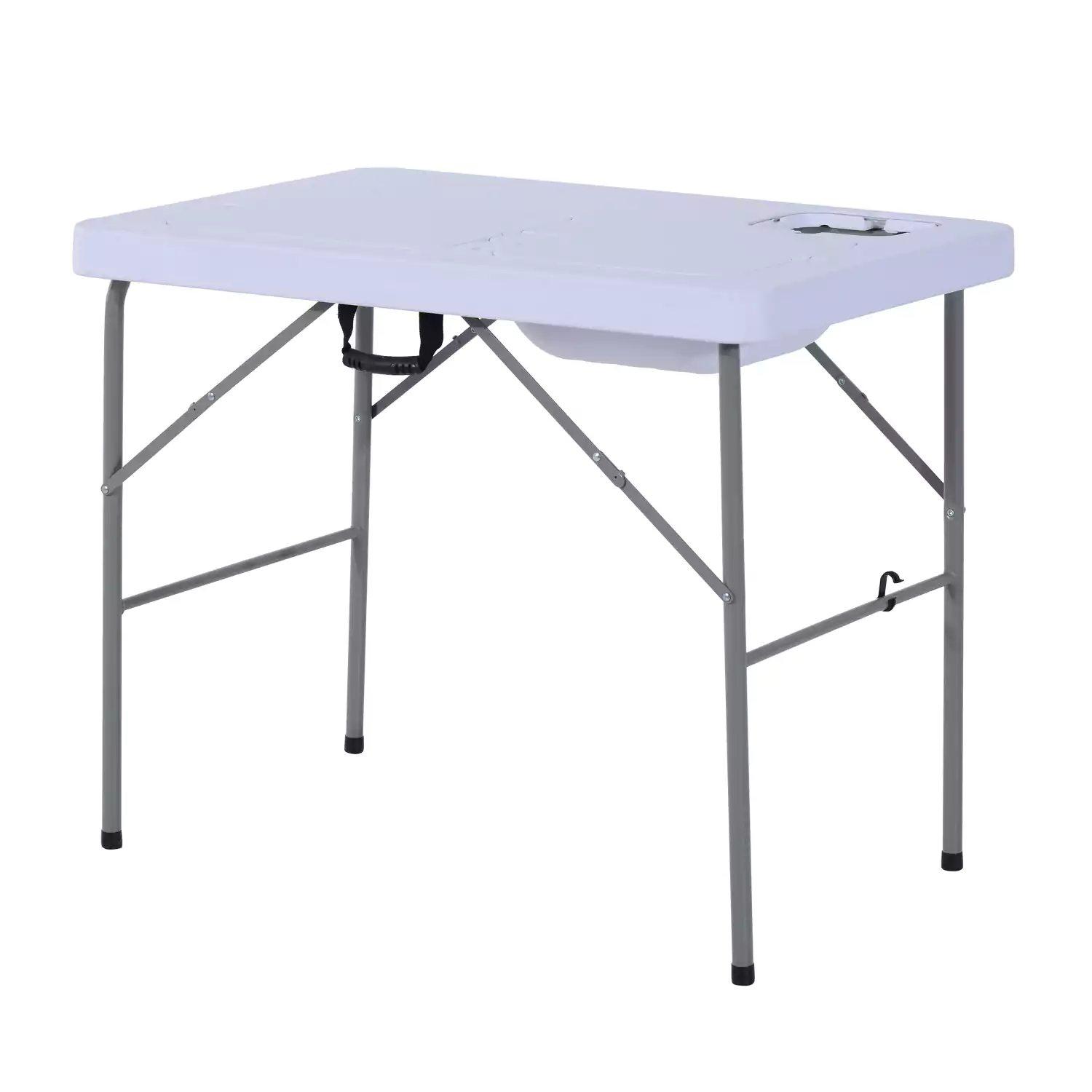 portable folding table outsunny portable folding camping table with faucet - free shipping today WFGAJRV