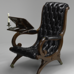 reading chair. c. 1835. the baltimore museum of art: gift of LSHTHIB