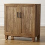 real wood furniture marin natural bar cabinet + reviews | crate and barrel FXUXBFR