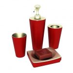 red bathroom accessories new sets and accessory model bath next . DTZOVYN