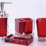 red bathroom accessories red glass bathroom accessories. email; save photo. glass BEAGZDW