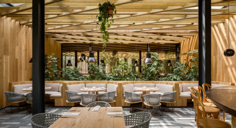 restaurant interior design piedra sal: a modern restaurant in mexico city OKUBUTE