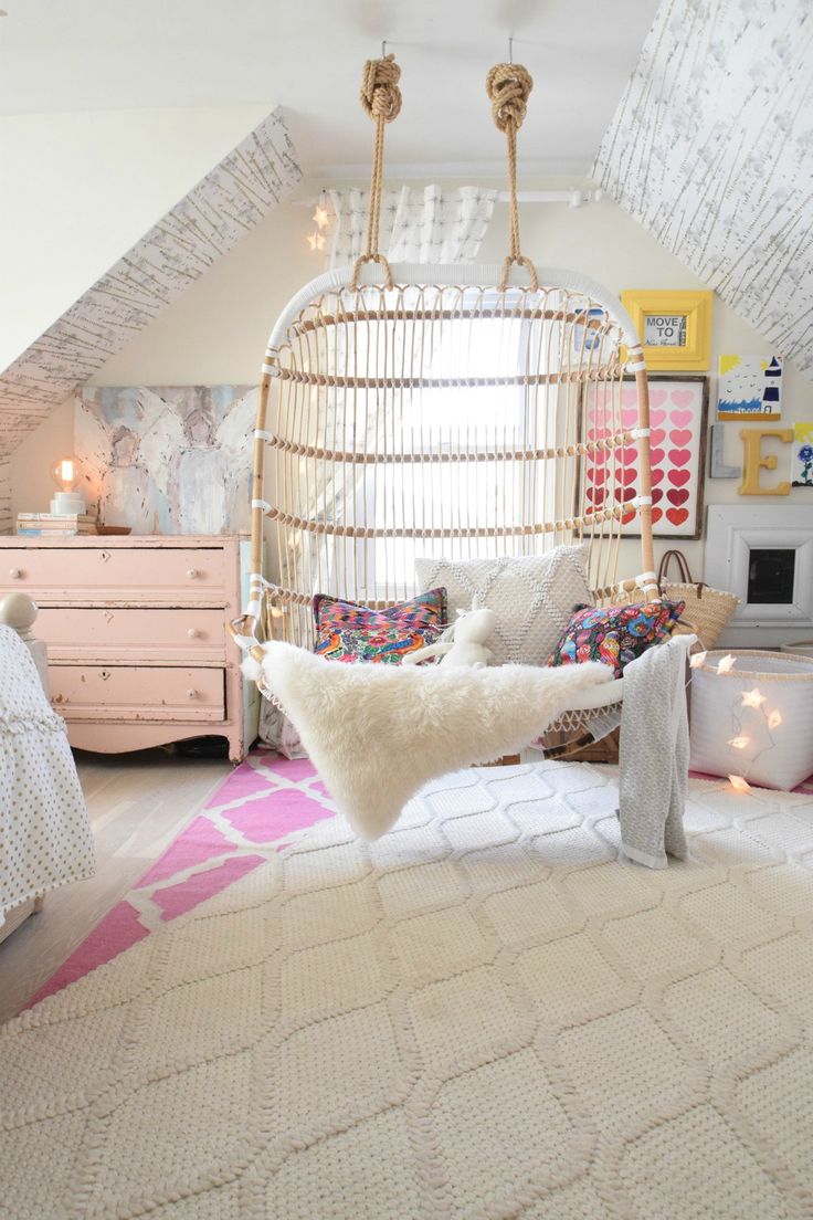 rooms decor dreamy kids retreat, courtesy of nesting with grace | double hanging LYEMWPX