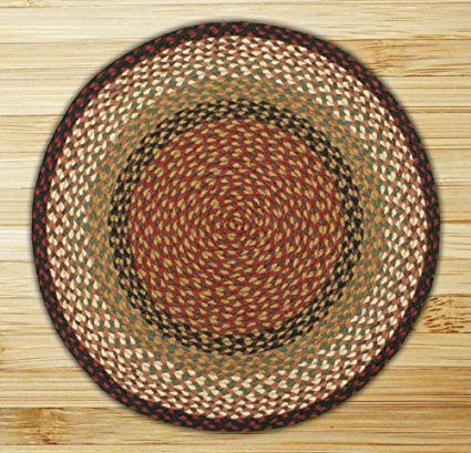 round area rugs earth rugs round area rug, 5.75u0027, burgundy/mustard KCNRVAK
