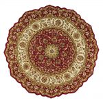 round area rugs home decorators collection masterpiece red 6 ft. round area rug TKMFDUN