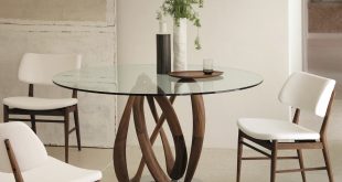 round dining table ... dining tables, enchanting modern round dining tables modern glass dining MBVEBBQ