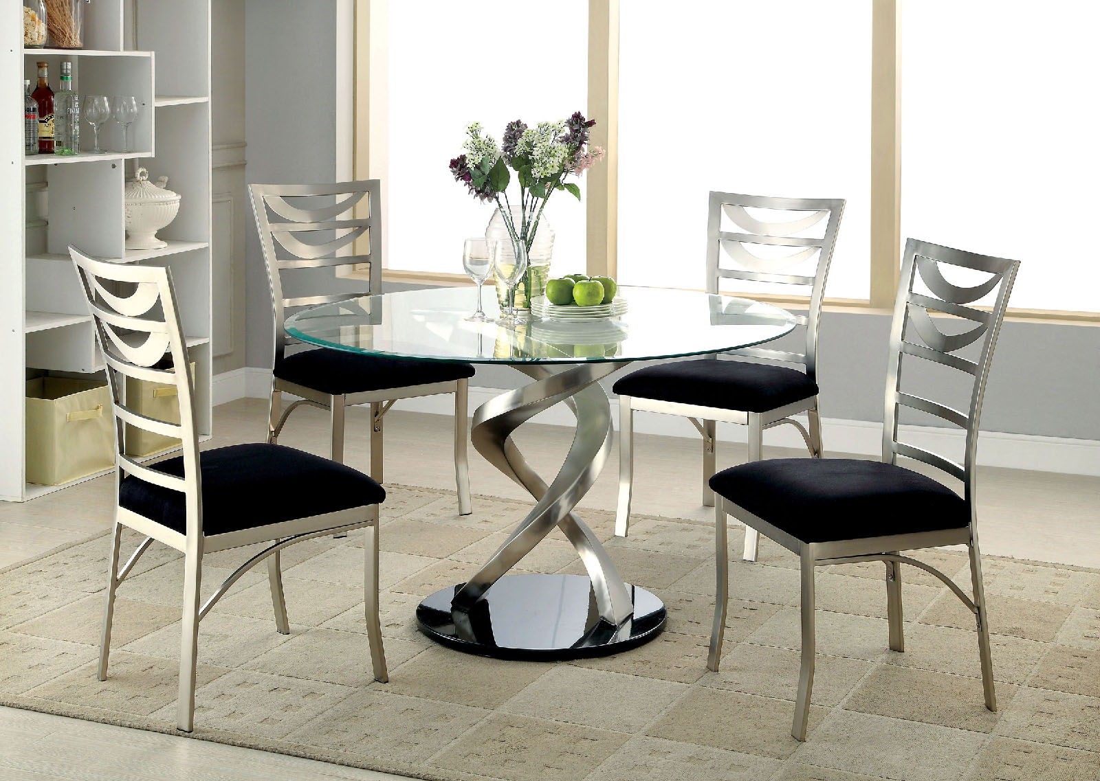 round glass dining table roxo glass dining table KZBOXNJ