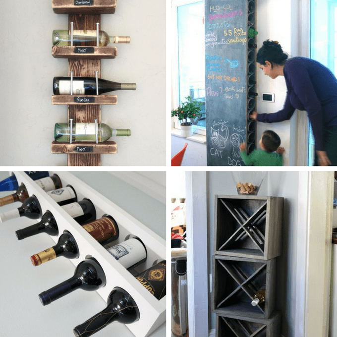 roundup of 24 awesome diy wine racks you can make -- DBQBNEP