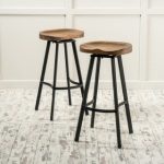 rustic bar stools albia 32-inch swivel barstool (set of 2) by christopher knight home RGAJPKE
