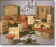 rustic mexican furniture - pine - mesquite - equipale - old DQTCBPT
