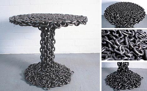 scrap metal furniture: incredible industrial art u0026 design MHFDZZS