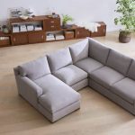 sectional sofa sectional sofas: leather and fabric | crate and barrel PCMIZDO