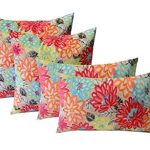 set of 4 indoor / outdoor pillows - 17 square throw ONTFIRY