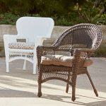 sets wicker furniture wicker table with colorful pots accent furniture PUEYYHQ