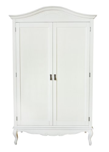 shabby chic wardrobe juliette shabby chic antique white double wardrobe. stunning spacious white DANLXQD