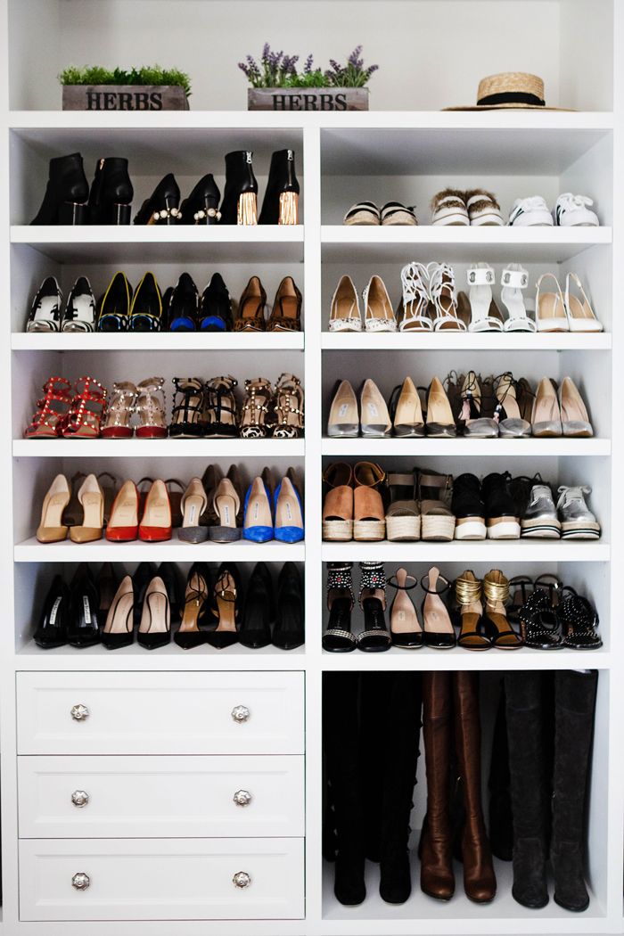 shoe closet stunning closets // 40 shoe organizing tips and tricks // closet YBFYRTV
