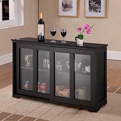 sideboard cabinet costzon kitchen storage sideboard, antique stackable cabinet for home  cupboard KYBXUGW
