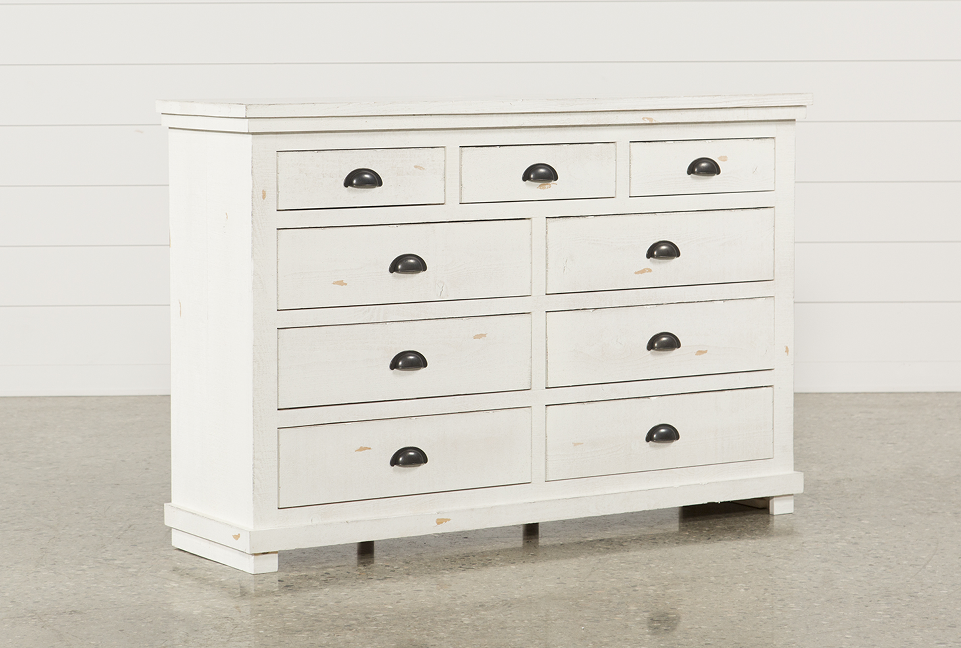 Get an elegant look in the room with white dresser