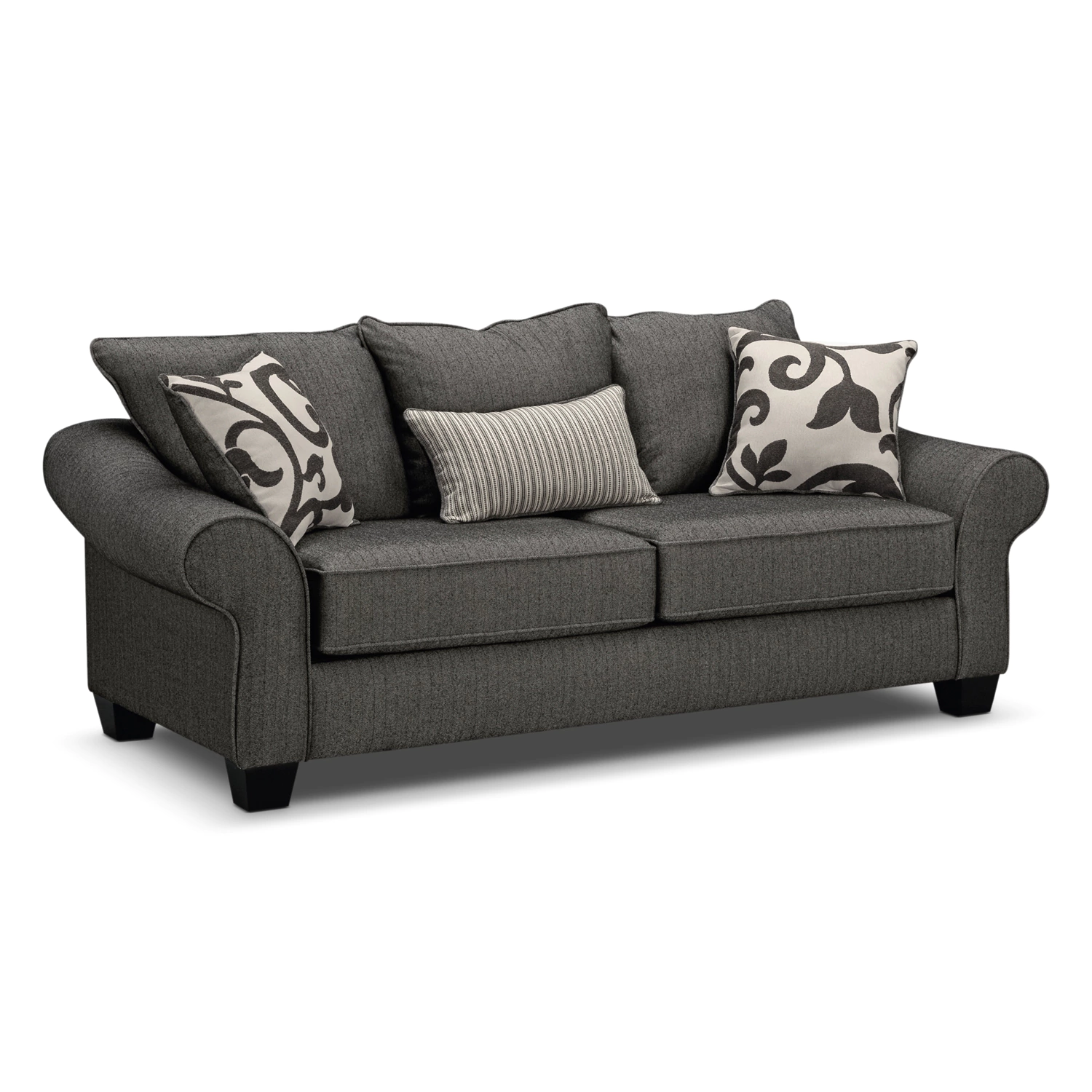 sleeper sofas colette full innerspring sleeper sofa - gray GFSRKDK