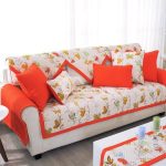 slip-proof square/rectangle polyester and cotton floral print sofa covers  ... DPXZOFH