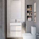small bathrooms designs inspira wall-hung white gloss base unit, inspira square wall-hung basin, PHKUXNQ