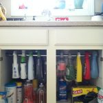 small kitchen storage 3. a hanging space for squirt bottle cleaners SLQBFYW